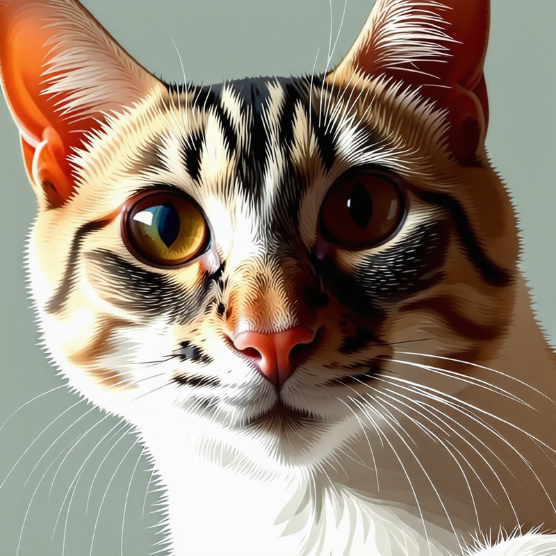 Adorable Cat Gazing Directly at You Adorable Cat Gazing Directly at You