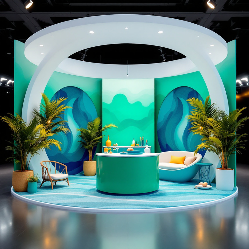 Carnival-Themed Exhibition Stand Design Carnival-Themed Exhibition Stand Design