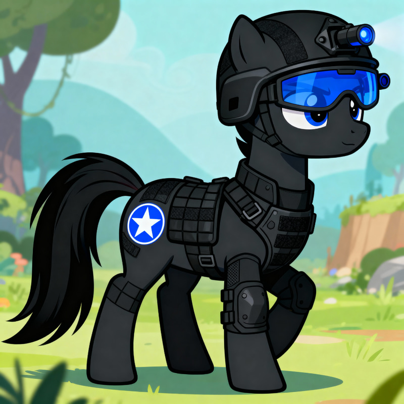 Tactical Pegasus Pony from My Little Pony Tactical Pegasus Pony from My Little Pony