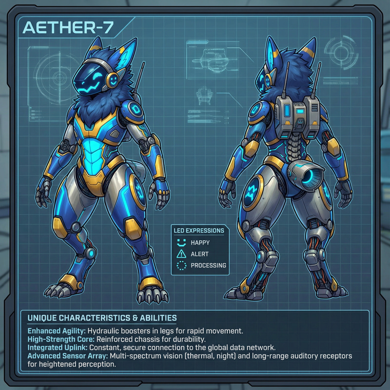Protogen Fursona Reference Sheet | Cool Design Ideas Protogen Fursona Reference Sheet | Cool Design Ideas
