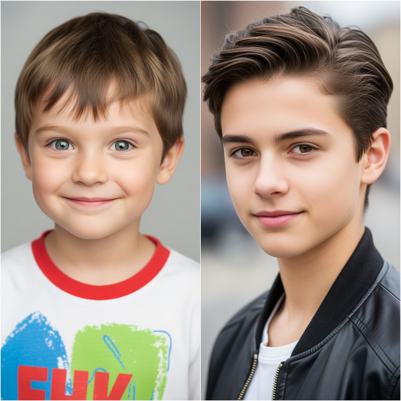 Age Progression to Teenager: A Visual Journey Age Progression to Teenager: A Visual Journey