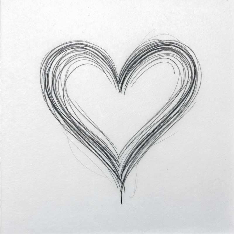 Heart Sketch Drawings - Creative Art Ideas Heart Sketch Drawings - Creative Art Ideas