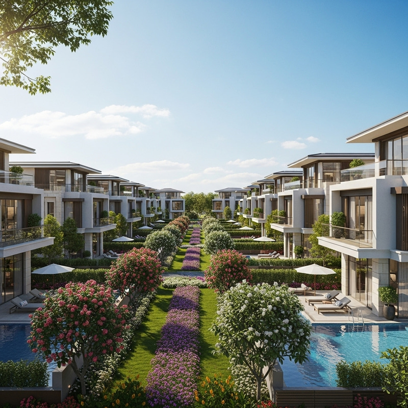 Luxury Villas in a Lush Green Society