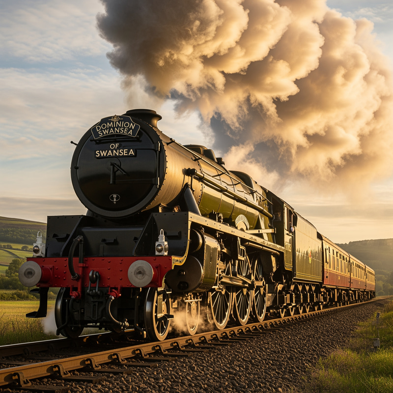 Dominion of Swansea Steam Train: Power & Elegance Dominion of Swansea Steam Train: Power & Elegance