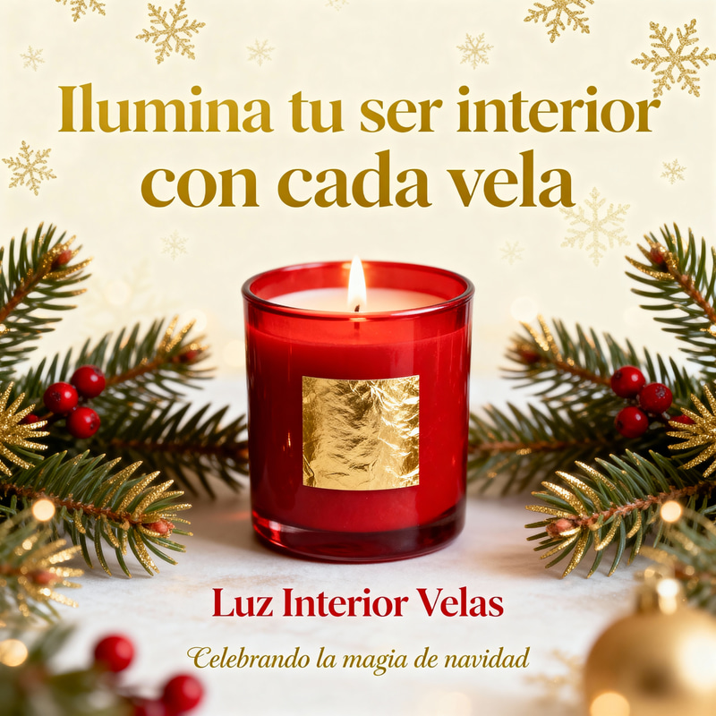 Creative Christmas Card for Candle Company Creative Christmas Card for Candle Company