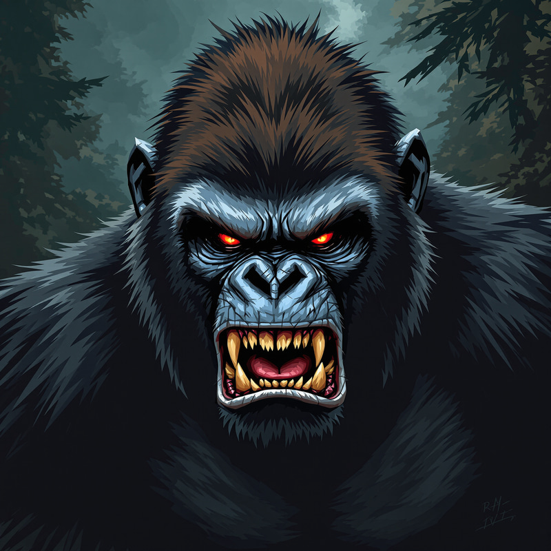 Angry Gorilla - Explore the Wild Behavior Angry Gorilla - Explore the Wild Behavior