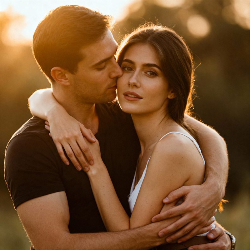 Couples Hug: A Moment of Love and Connection