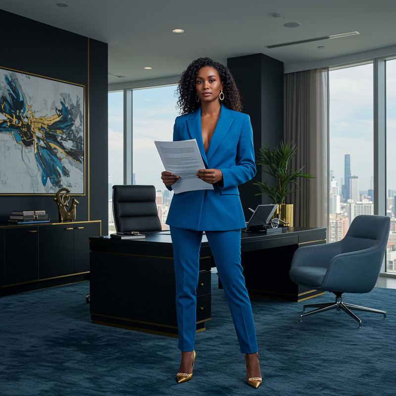 Empowered CEO in Luxurious Office Empowered CEO in Luxurious Office