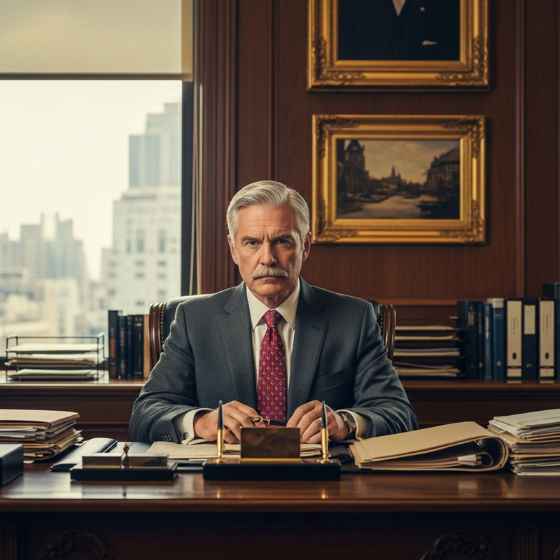 Experienced Bureaucrat in Office Setting