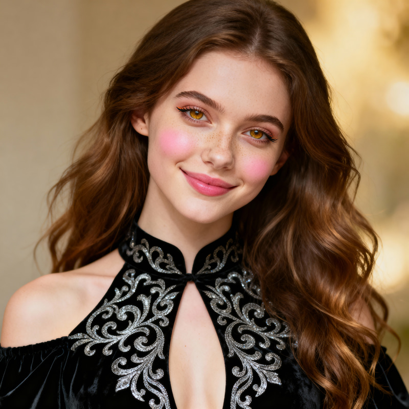 Stunning 22-Year-Old Girl with Gold Eyes Stunning 22-Year-Old Girl with Gold Eyes