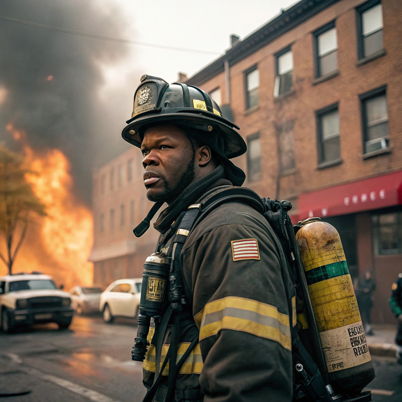 50 Cent as a Firefighter: A Unique Tribute 50 Cent as a Firefighter: A Unique Tribute
