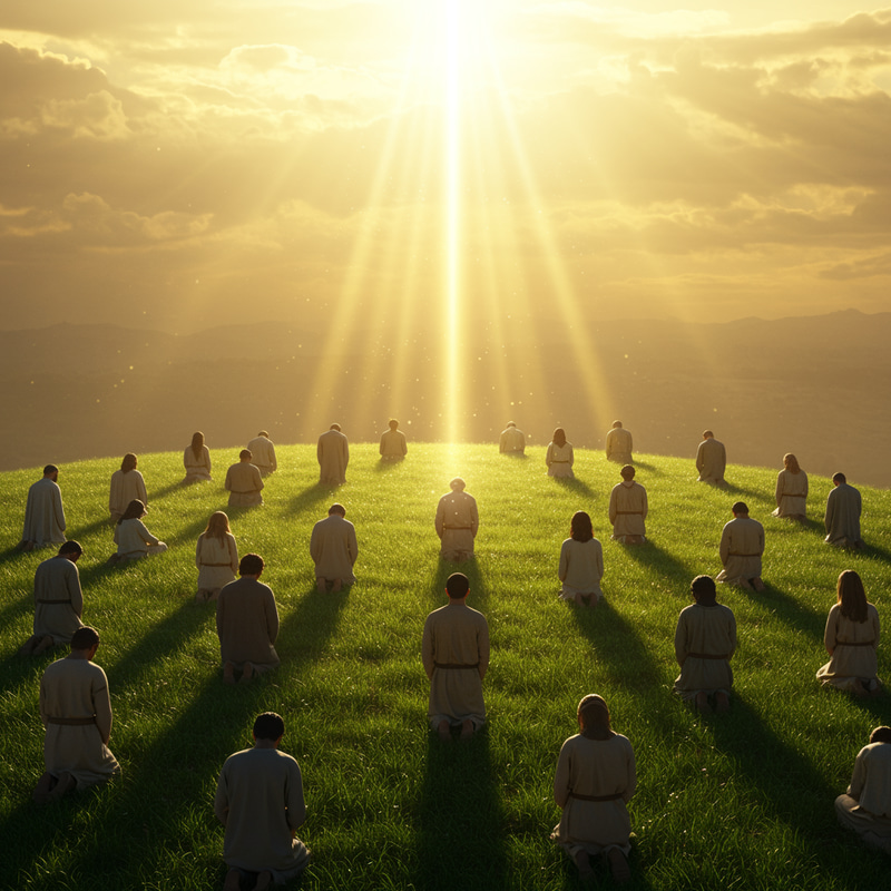 Heavenly Light Over Humble Worshippers Heavenly Light Over Humble Worshippers