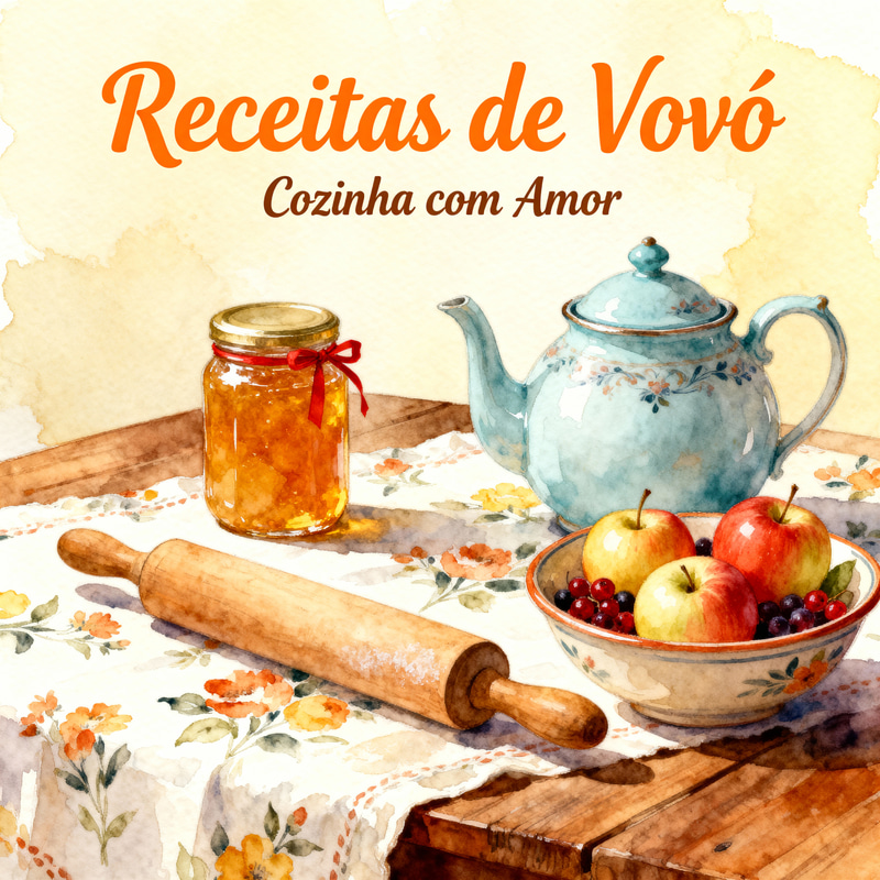 Beautiful Grandma's Recipe Book in Watercolor Beautiful Grandma's Recipe Book in Watercolor