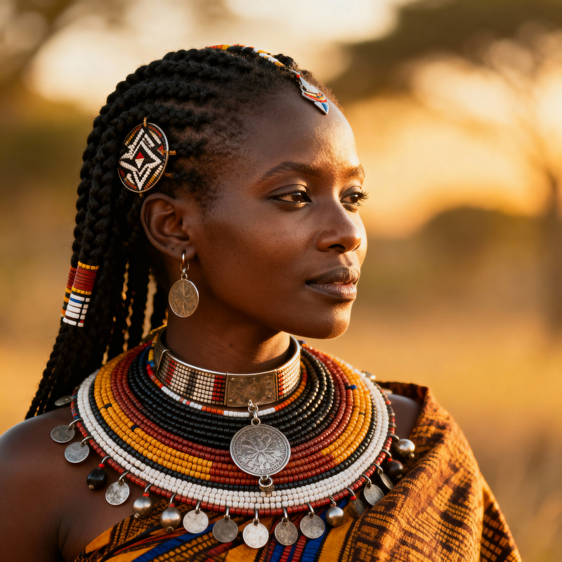 Elegant African Lady: Beauty & Cultural Pride