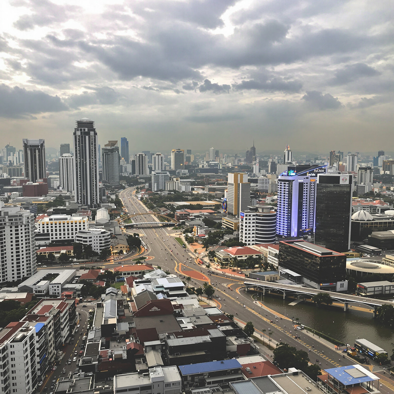 Vibrant Singapore Cityscape in Watercolor Style Vibrant Singapore Cityscape in Watercolor Style