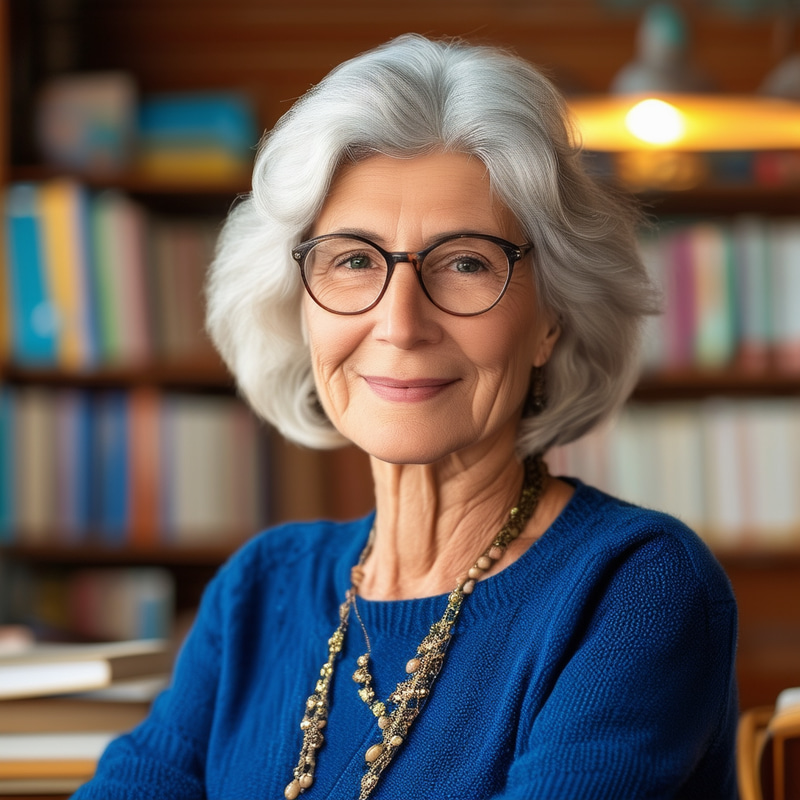 Caucasian Female Teacher - Vintage Educator Portrait Caucasian Female Teacher - Vintage Educator Portrait