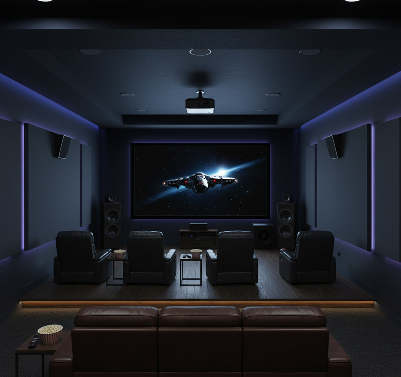 Build a Home Theatre for 6 with 120" Screen