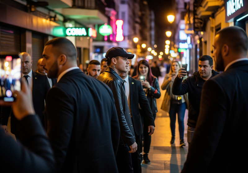 Myke Towers Caught on the Streets of Huelva Myke Towers Caught on the Streets of Huelva