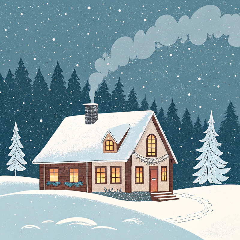 Charming Snow House: Winter Wonderland Retreat Charming Snow House: Winter Wonderland Retreat