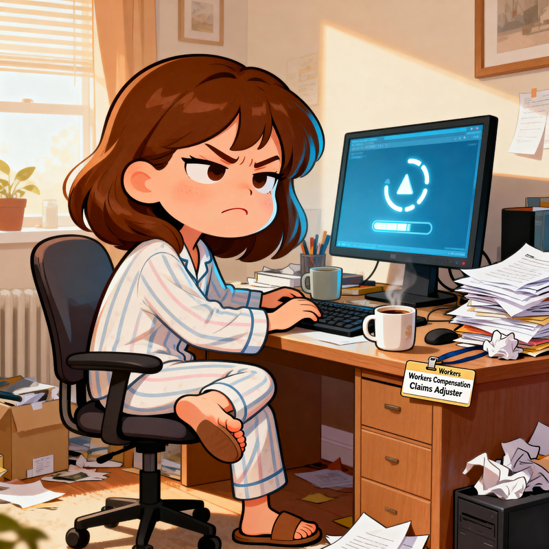 Funny Work-from-Home Pajama Adjuster