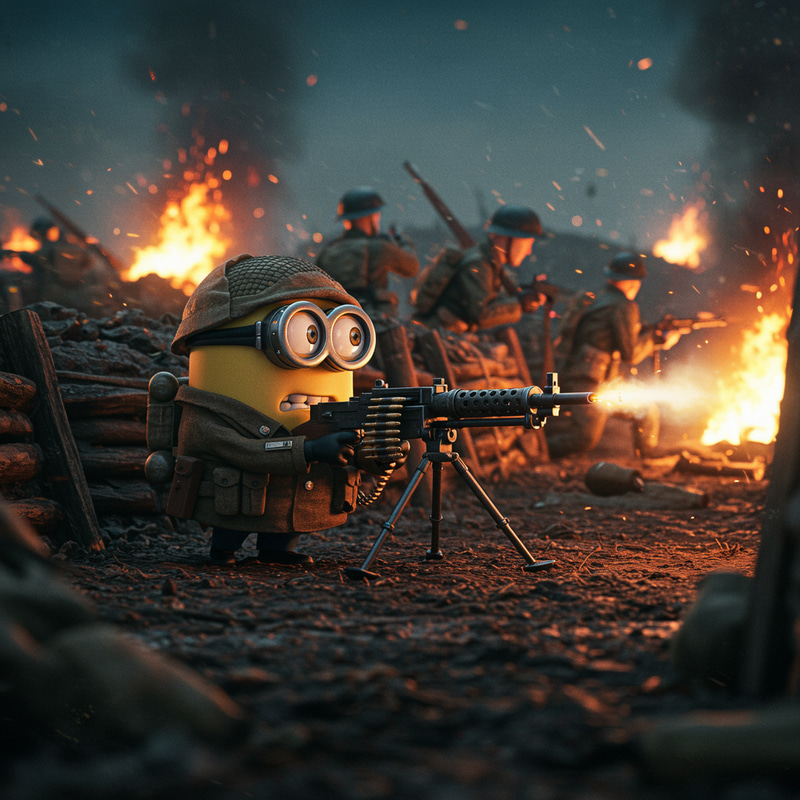 Minions in WW2: Epic Battle Scenes Minions in WW2: Epic Battle Scenes