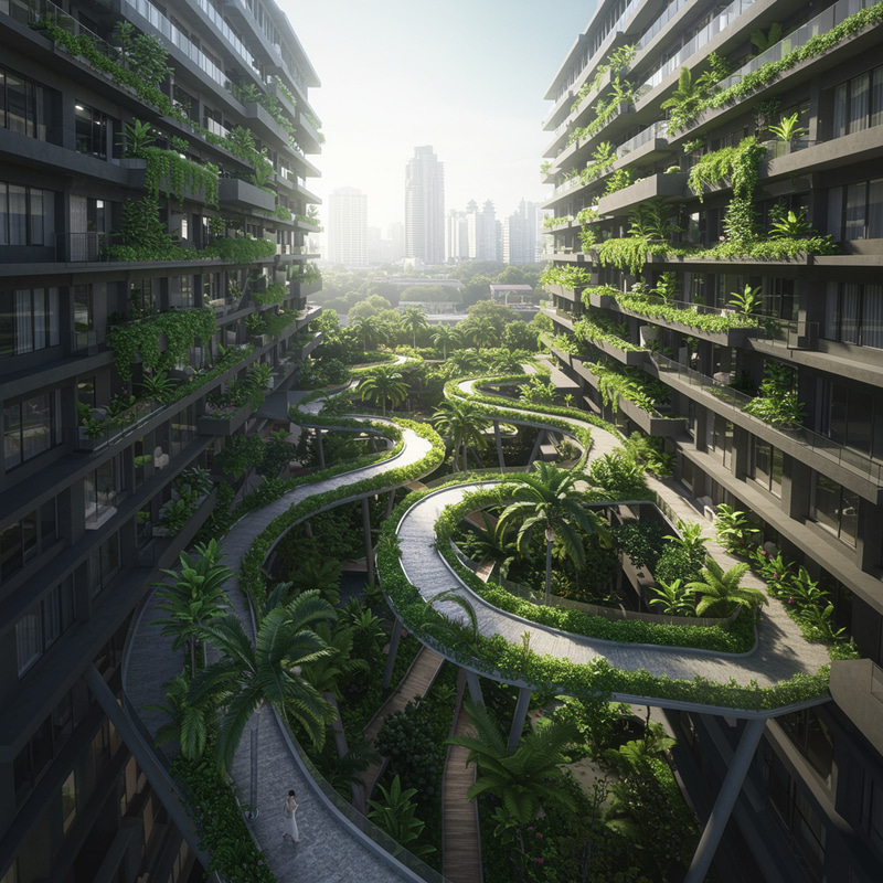 Urban Hotel Blending Nature with Transparent Design Urban Hotel Blending Nature with Transparent Design