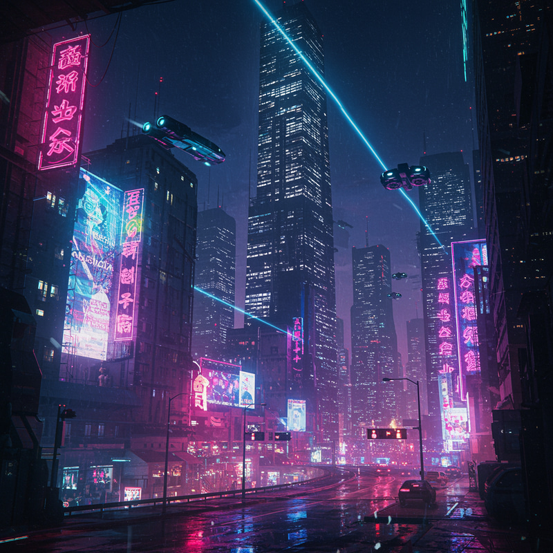 Explore Stunning Cyberpunk City Skylines