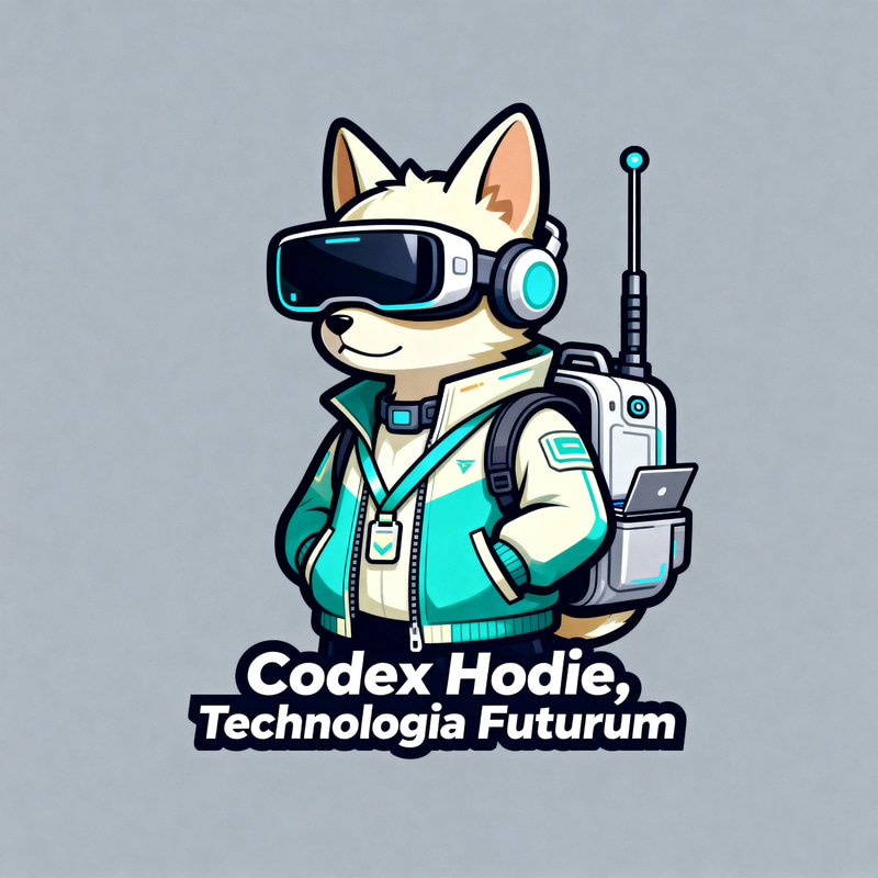 Futuristic Animal Mascot with VR Headset & Gadgets Futuristic Animal Mascot with VR Headset & Gadgets