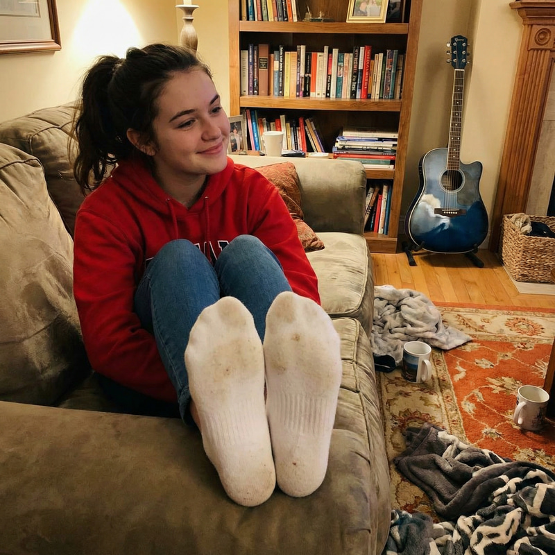 Cozy Living Room Style: A Teenage Girl's Relaxed Look Cozy Living Room Style: A Teenage Girl's Relaxed Look