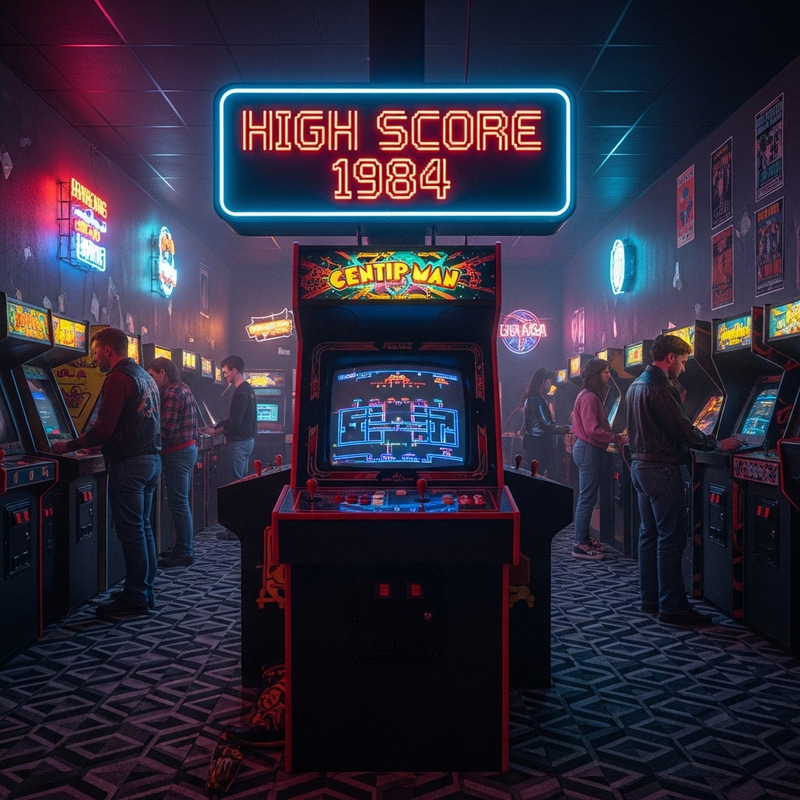 High Score 1984 Themed Arcade Experience