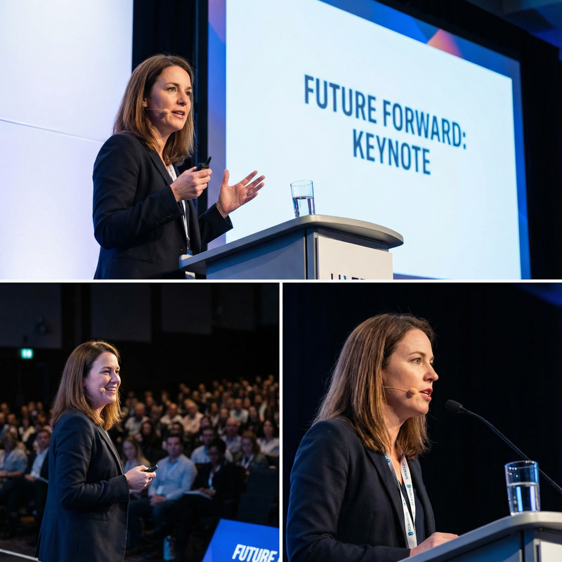 Stunning Keynote Speaker Photos on Stage Stunning Keynote Speaker Photos on Stage