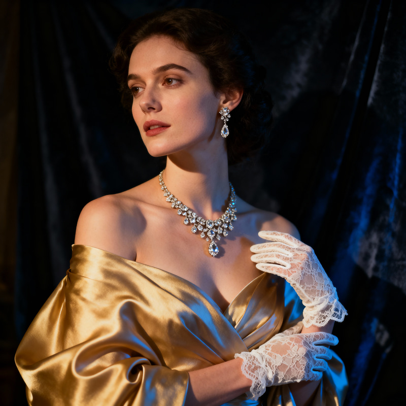 Elegant Glamour Portraits with Dramatic Lighting