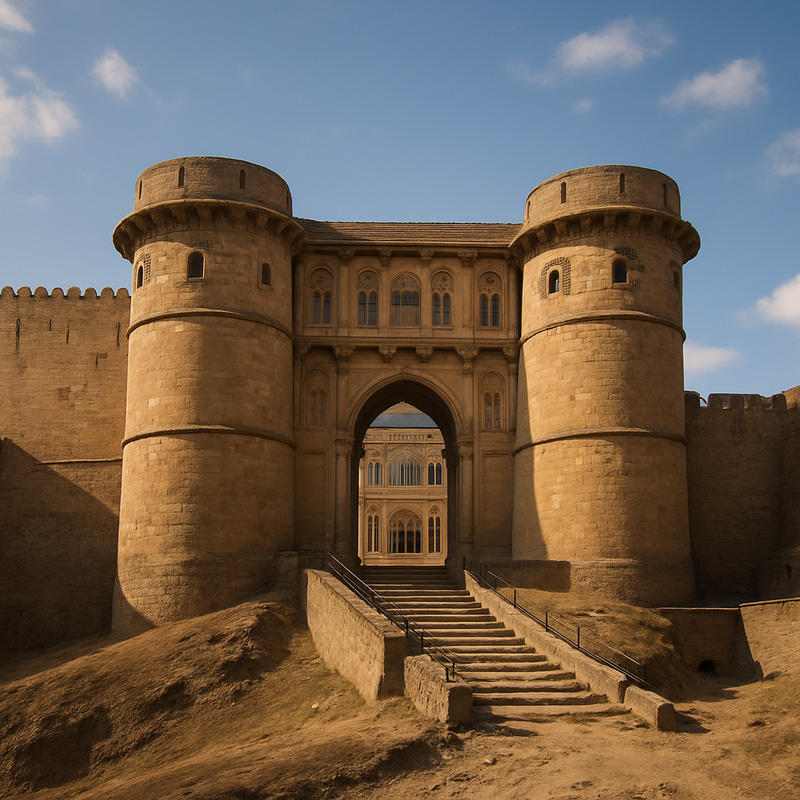 Majestic Ancient Castle Painting: A Stunning View Majestic Ancient Castle Painting: A Stunning View