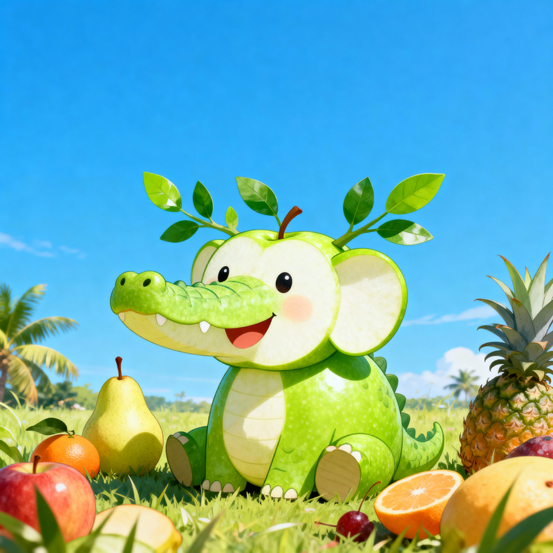 Whimsical Lirili Loliro Fruit Animal Creations
