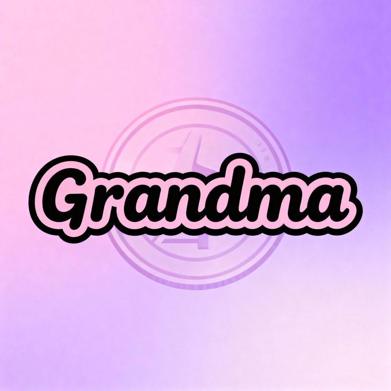 Grandma Meme Coin Logo Grandma Meme Coin Logo