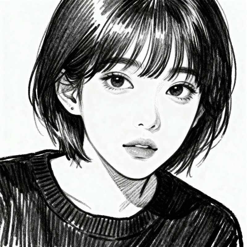 Line Art Transformations of Character Images Line Art Transformations of Character Images