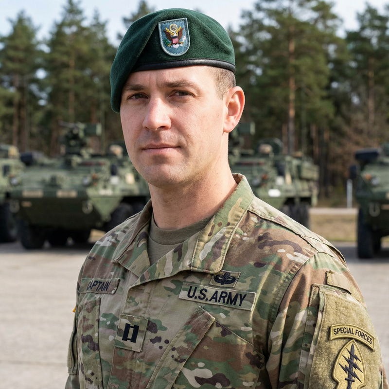 Army Special Forces Captain Photo Creation