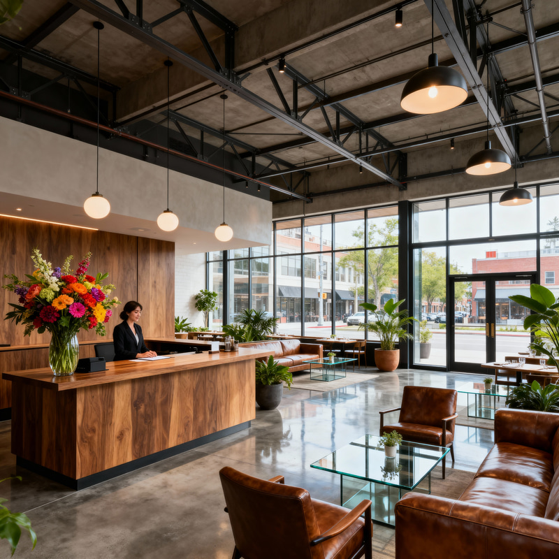 Modern Restaurant Reception Area Design Modern Restaurant Reception Area Design