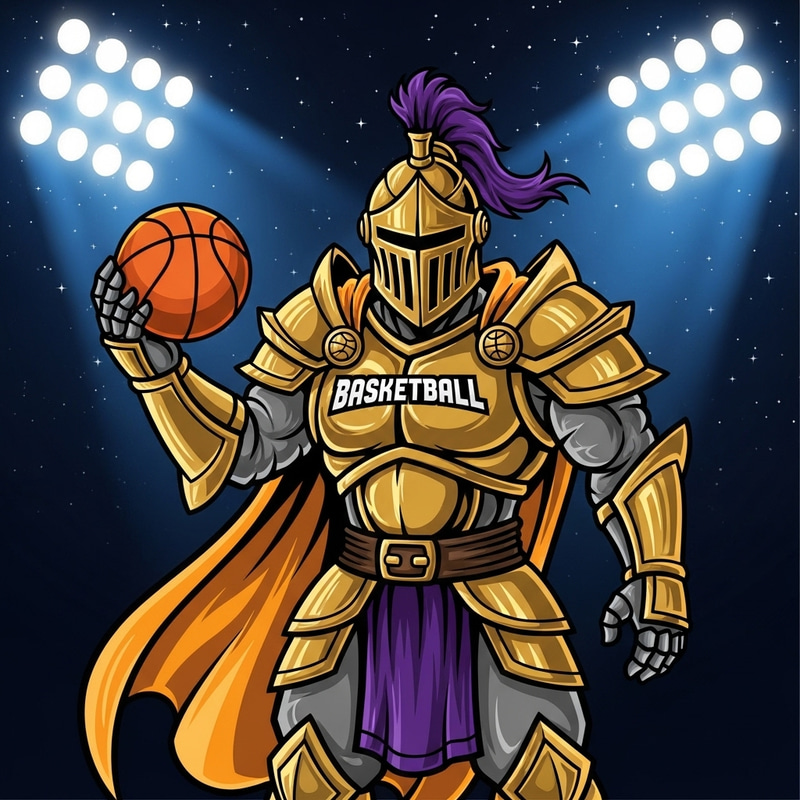 Basketball Club Knight Mascot Design Basketball Club Knight Mascot Design