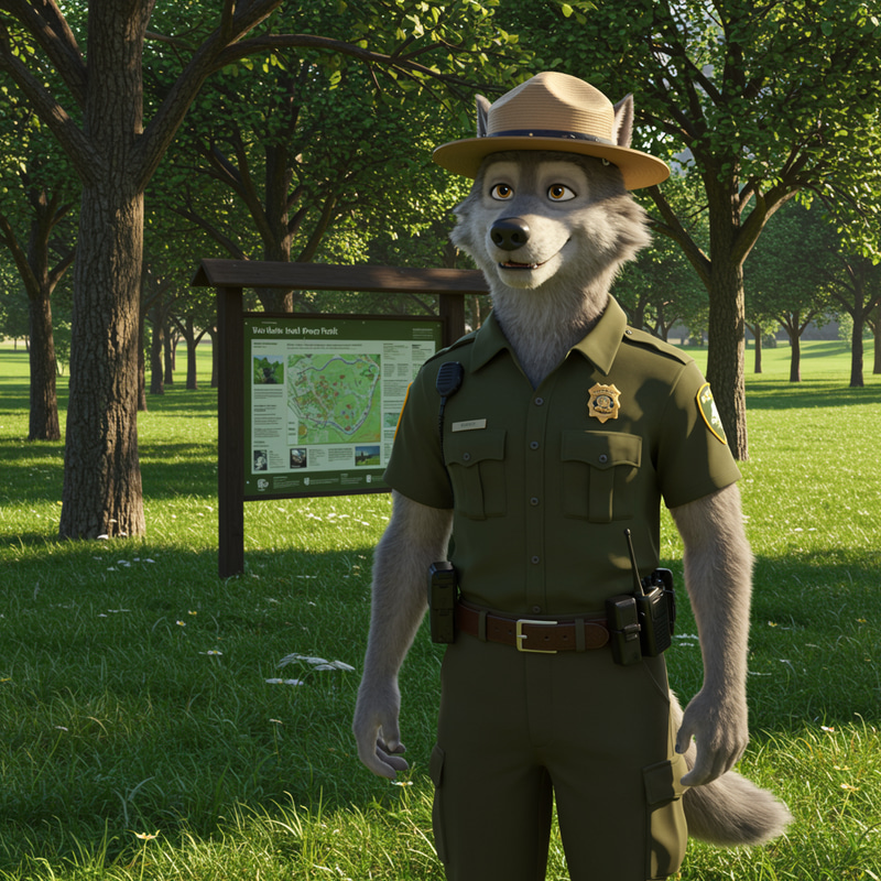 Wolf Park Ranger from Little Red Riding Hood Wolf Park Ranger from Little Red Riding Hood