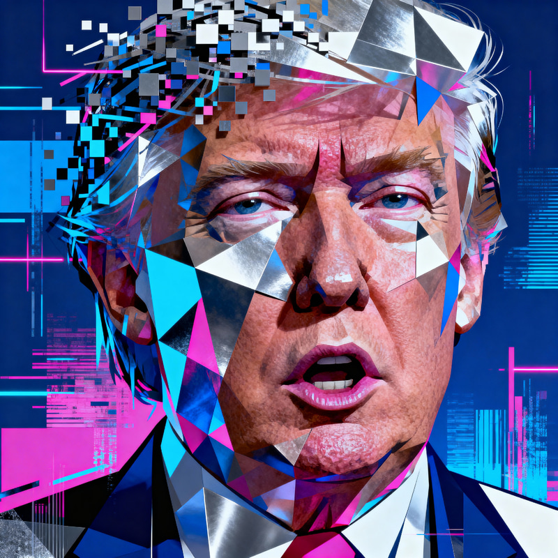 Trump in 21st Century Schizoid Man Style Trump in 21st Century Schizoid Man Style