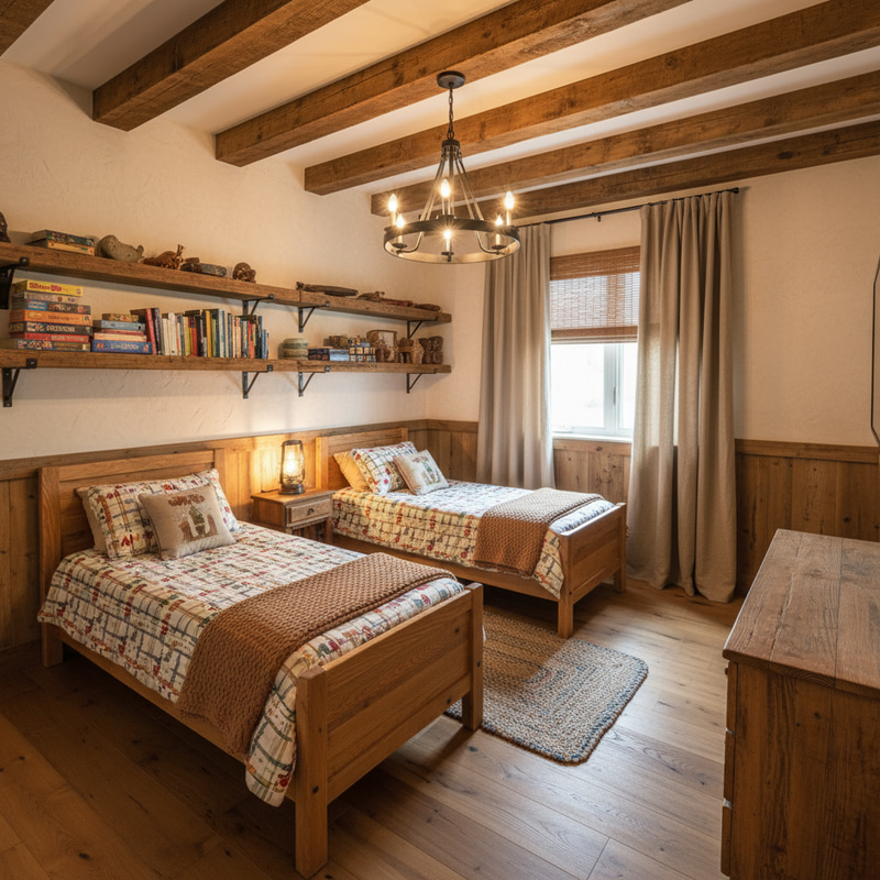 Rustic Style Kids Room Transformation Rustic Style Kids Room Transformation