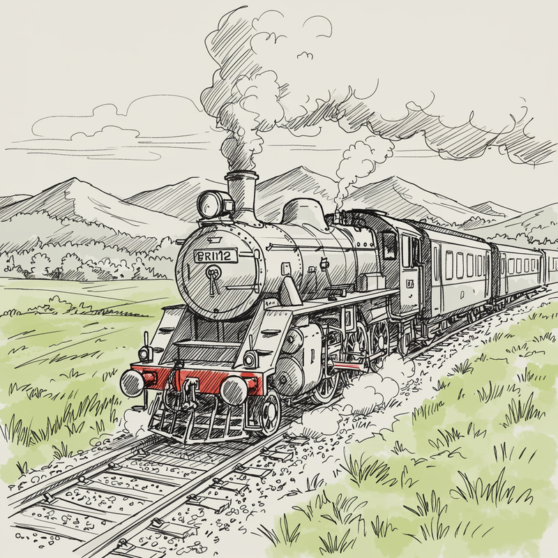 Train Sketch Ideas and Inspiration