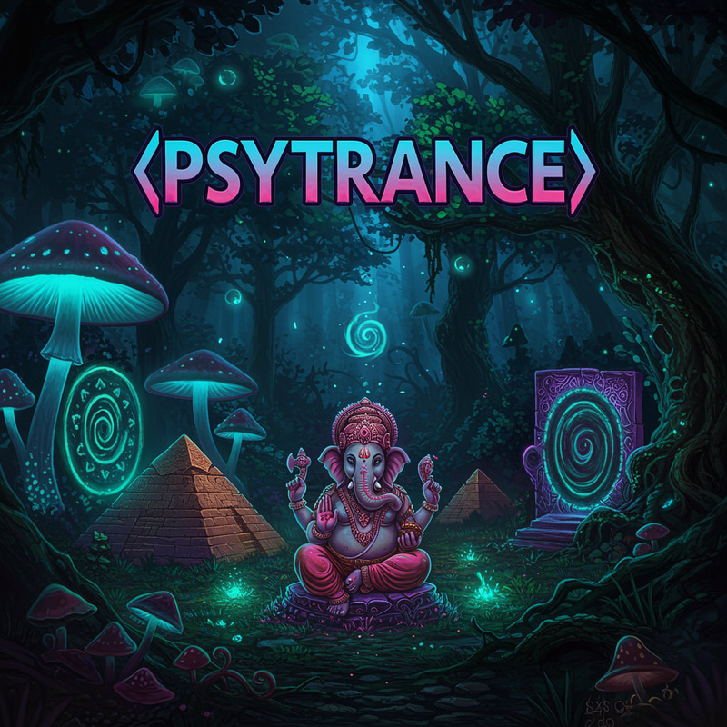 Psytrance Art: Magical Forest & Spiritual Themes Psytrance Art: Magical Forest & Spiritual Themes