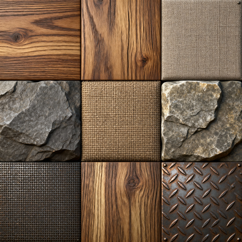 High-Resolution Tileable Texture for 3D Rendering