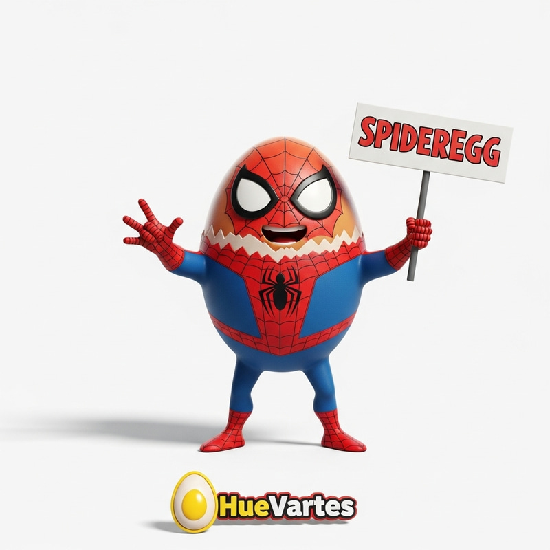 SpiderEgg: Fun 3D Cartoon Superhero Egg
