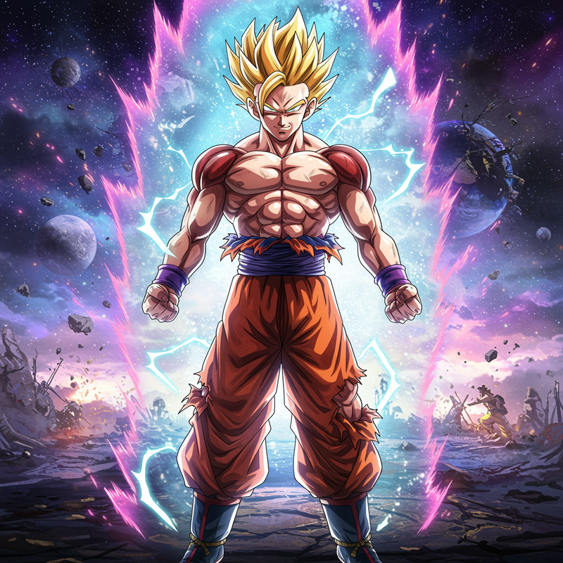 Gohan and Goku Fusion in Dragon Ball Universe Gohan and Goku Fusion in Dragon Ball Universe