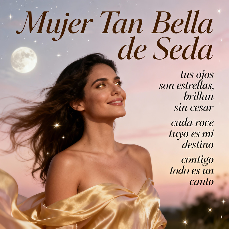 Beautiful Woman of Silk - A Romantic Tribute