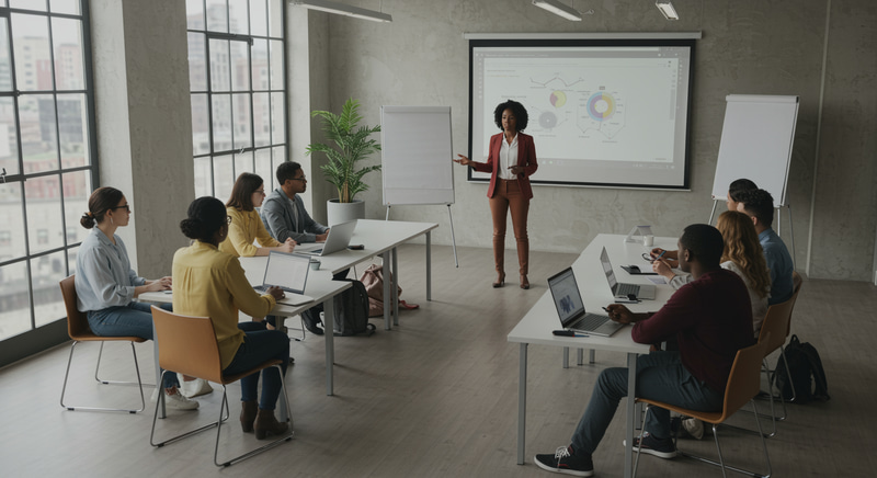 Modern Work Conference with Engaging Presentations