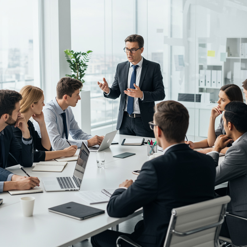 Work Conference Photos with Presenter and Attendees